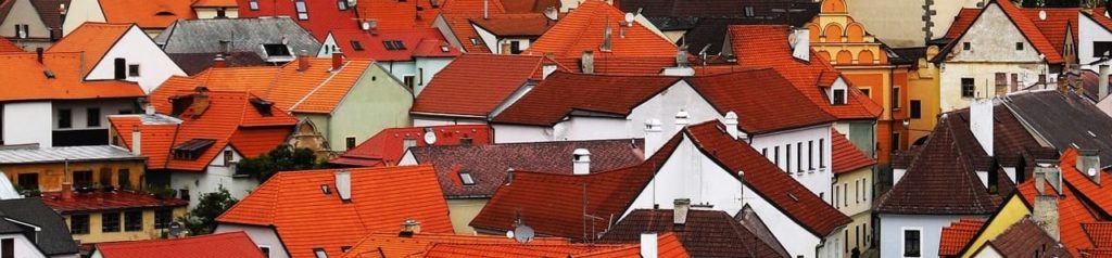 Unterschiedliche Dächer